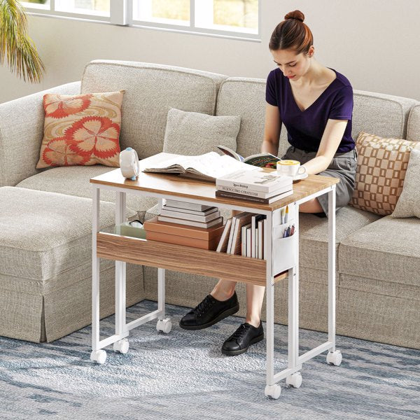 White Office Desk – Modern Computer Table for Home or Workspace Use