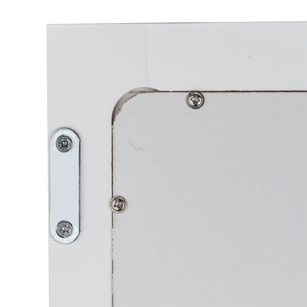 3-Tier Wall Mounted Bathroom Cabinet with Mirror Door, White Finish