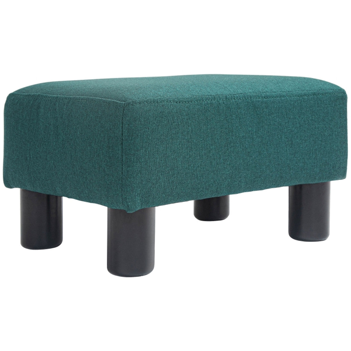 Linen Fabric Foot Rest Ottoman – Compact, Lightweight & Stylish