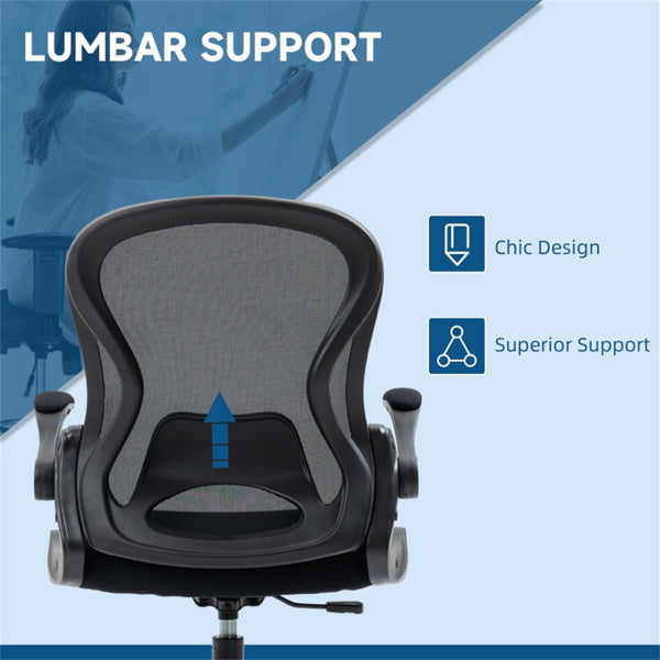 Ergonomic Mesh Drafting Chair with Lumbar Support & Adjustable Footrest
