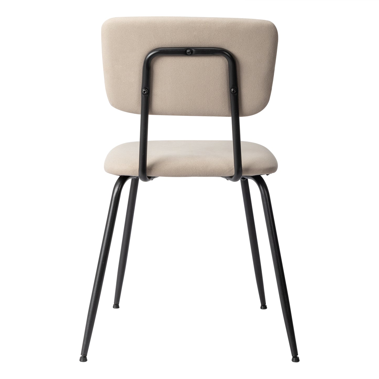 Set of 6 Modern White Padded Dining Chairs for Kitchen, Bar & Office Use