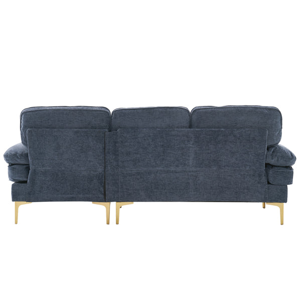 Blue 3-Seater Modular Sofa – Simple, Stylish Indoor Seating