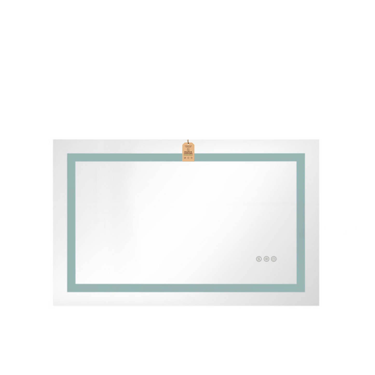 40x28" LED Bathroom Mirror with Frontlit & Backlit, Anti-Fog, Dimmable, 3 Colors