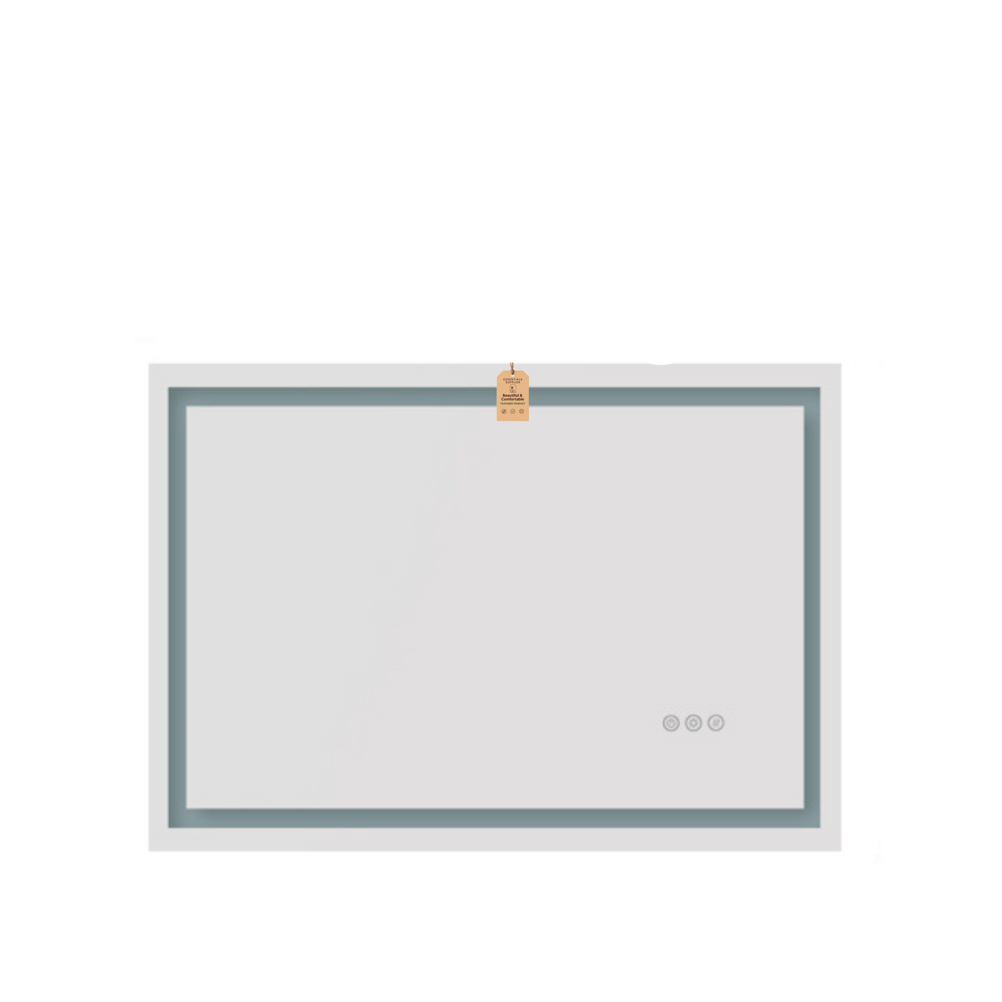 40x30" LED Bathroom Mirror with Frontlit & Backlit, Anti-Fog, Dimmable, 3 Colors