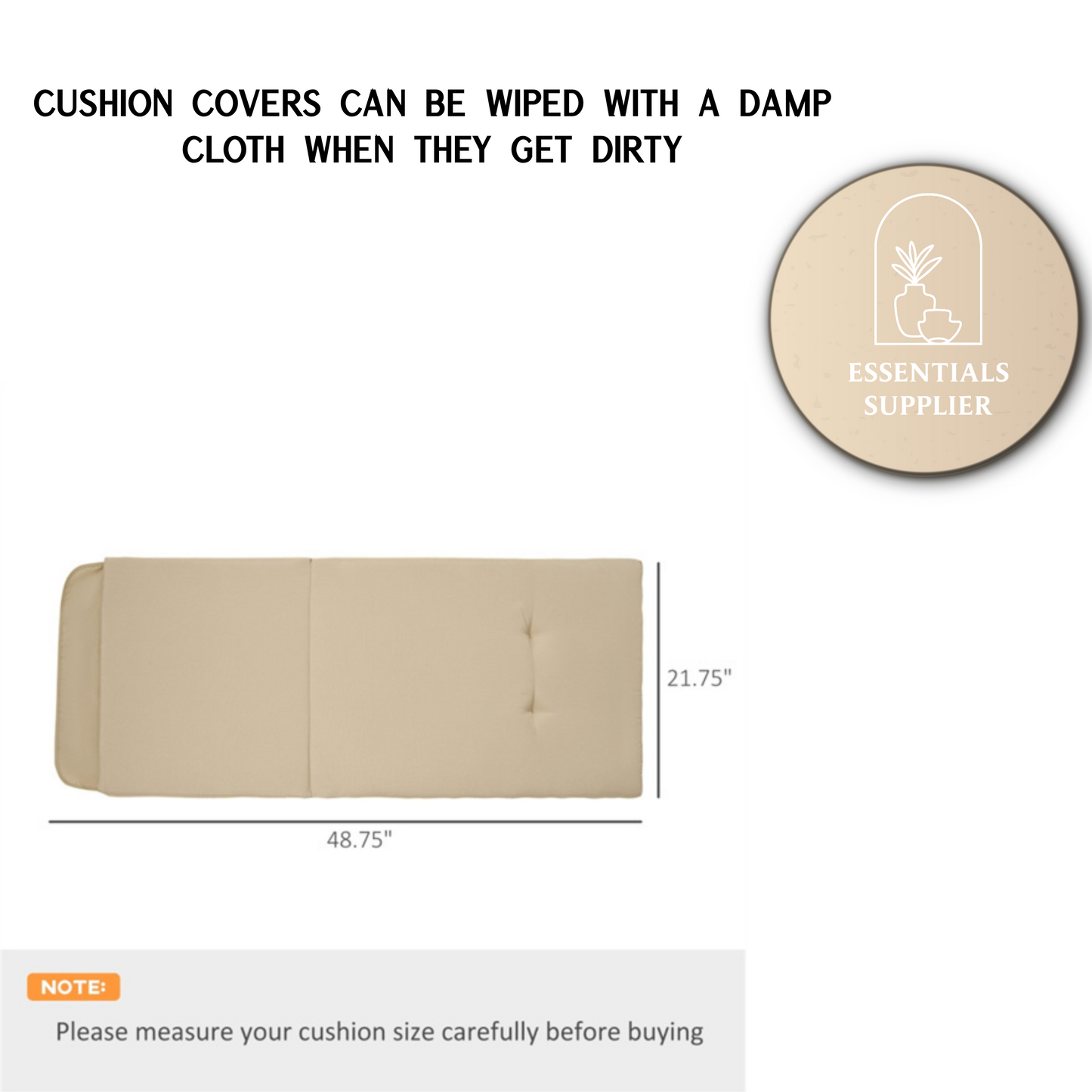 Chair Cushion – Soft, Comfortable Seat Pad for Dining, Office or Home Use