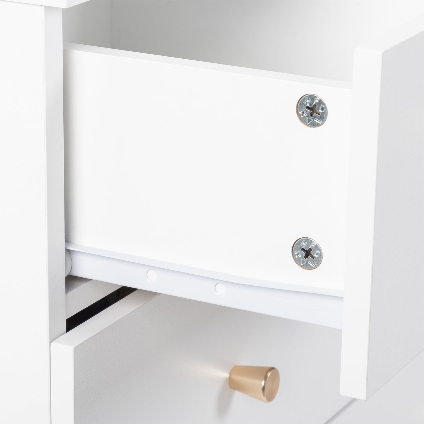 Modern White 6-Drawer Dresser – Minimalist Storage Cabinet for Bedroom or Living Room