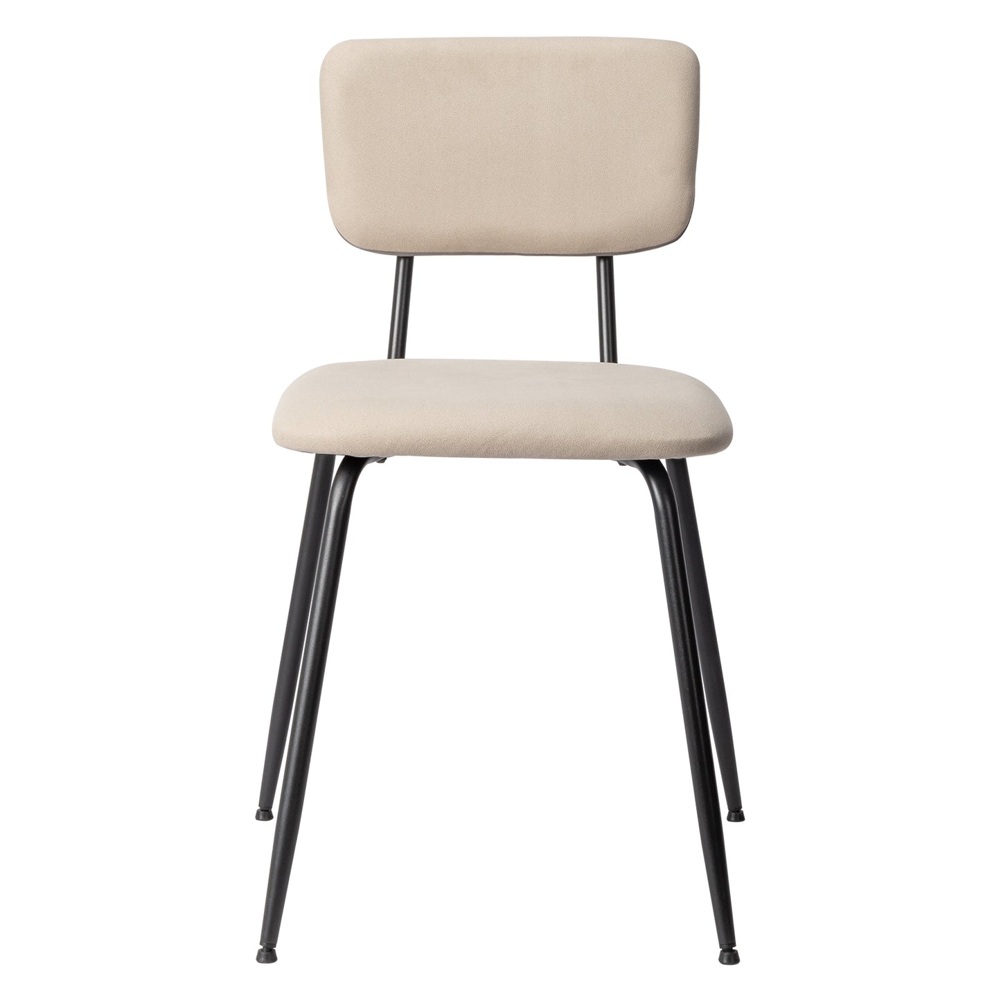 Set of 6 Modern White Padded Dining Chairs for Kitchen, Bar & Office Use