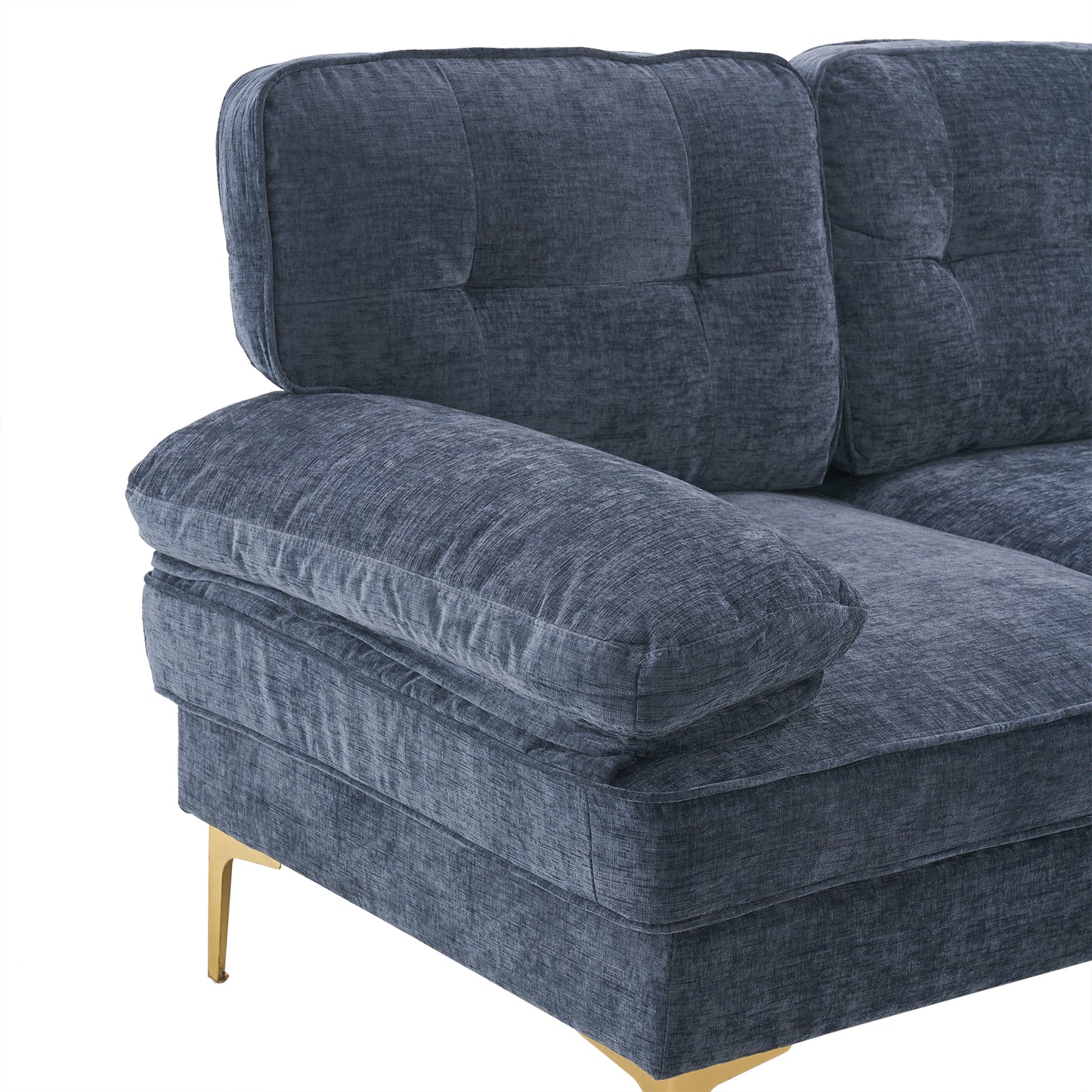 Blue 3-Seater Modular Sofa – Simple, Stylish Indoor Seating