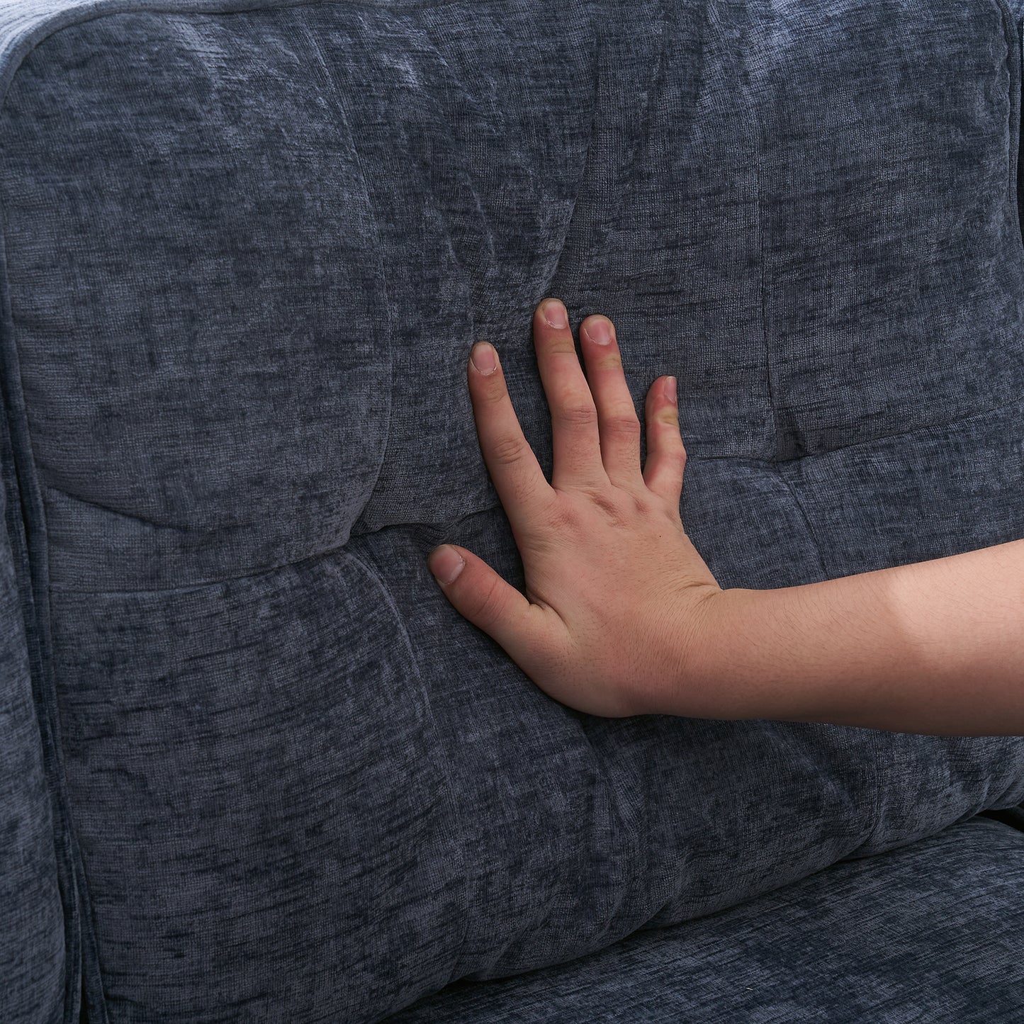 Blue 3-Seater Modular Sofa – Simple, Stylish Indoor Seating