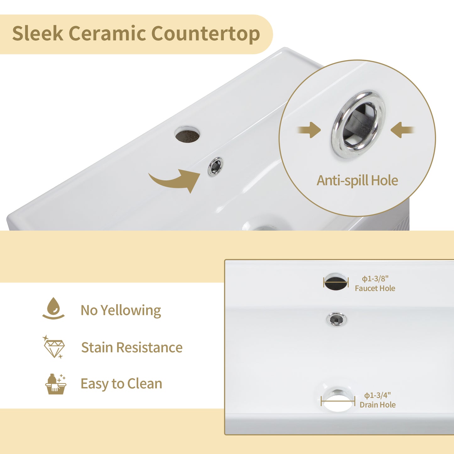 21.6" Bathroom Vanity with Sink, Open Shelf & Soft-Close Door, Green