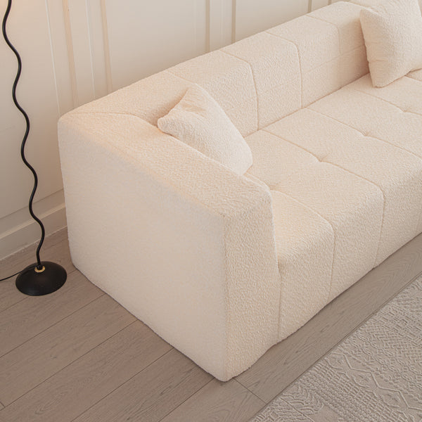 L-Shaped 105.5" Modular Sectional Sofa with Chaise