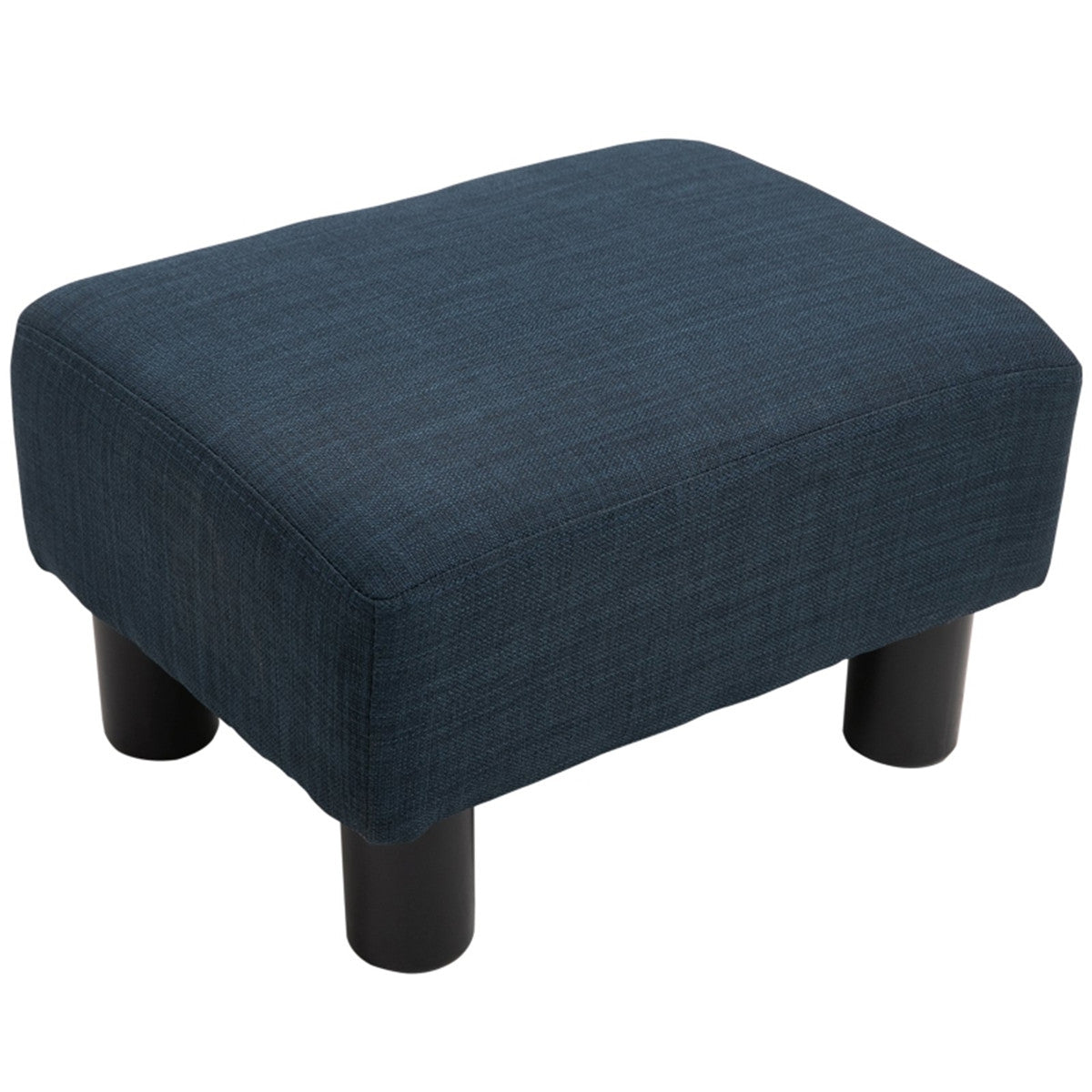 Linen Fabric Foot Rest Ottoman – Compact, Lightweight & Stylish