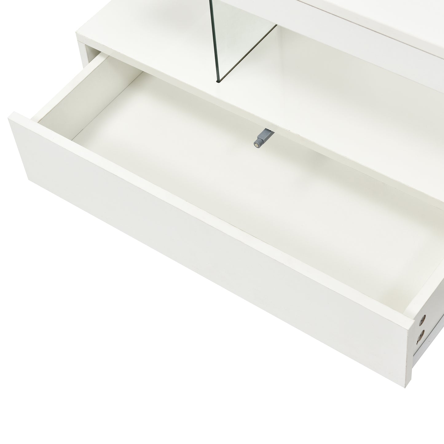 Modern LED Coffee Table with Storage, Drawers & Shelves for Living Room