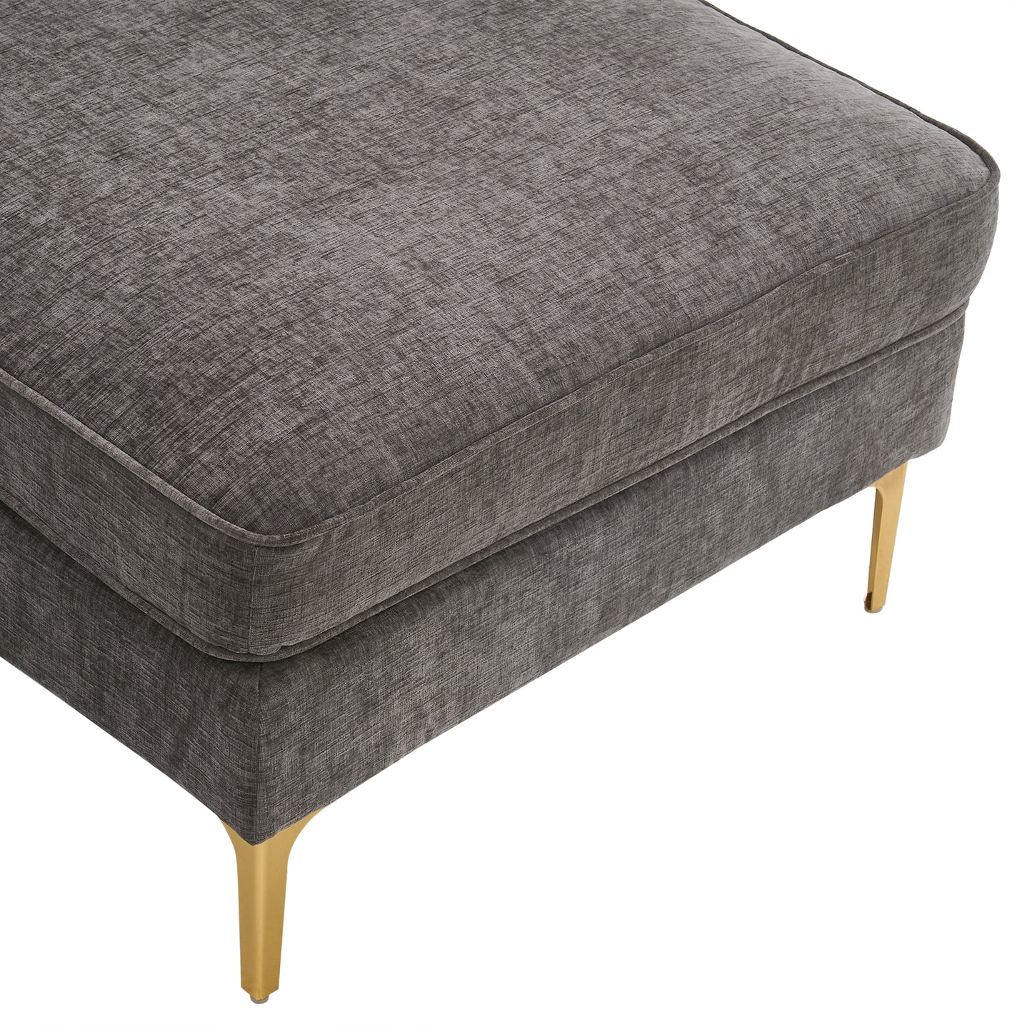 Dark Gray 3-Seater Modular Sofa – Simple, Stylish Indoor Seating