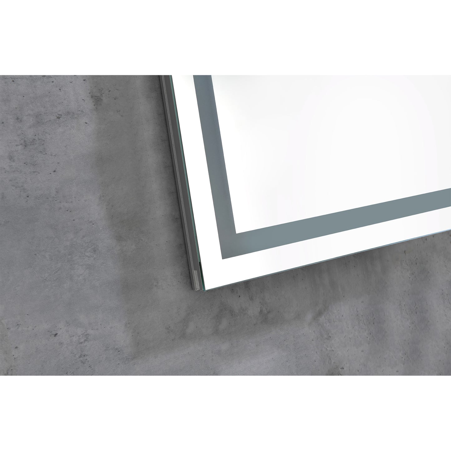 36x36" LED Bathroom Mirror with Frontlit & Backlit, Anti-Fog, Dimmable, 3 Colors