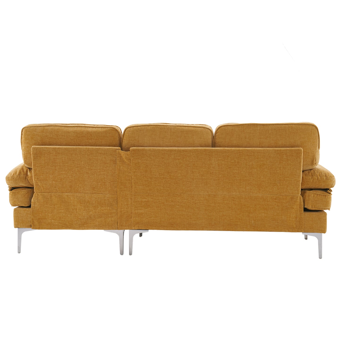 Yellow 3-Seater Modular Sofa – Simple, Stylish Indoor Seating