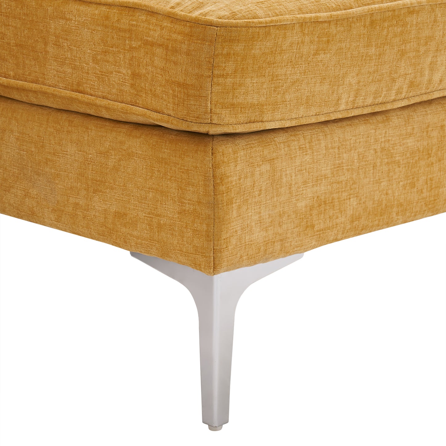 Yellow 3-Seater Modular Sofa – Simple, Stylish Indoor Seating